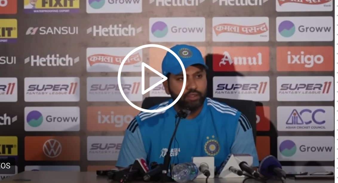 [Watch] Rohit Sharma's 'Blunt' Reply to Journalist Questioning India's Preps for PAK Clash